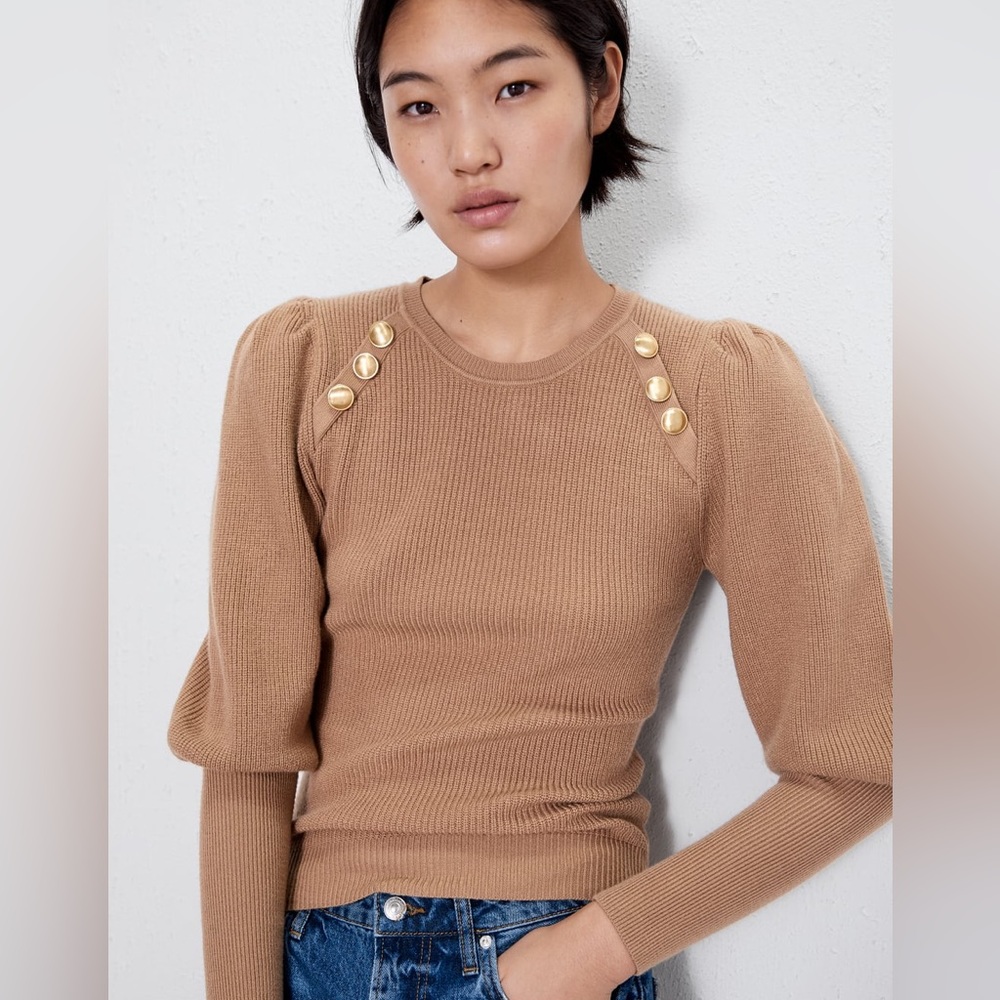 Zara knit sweater sz S